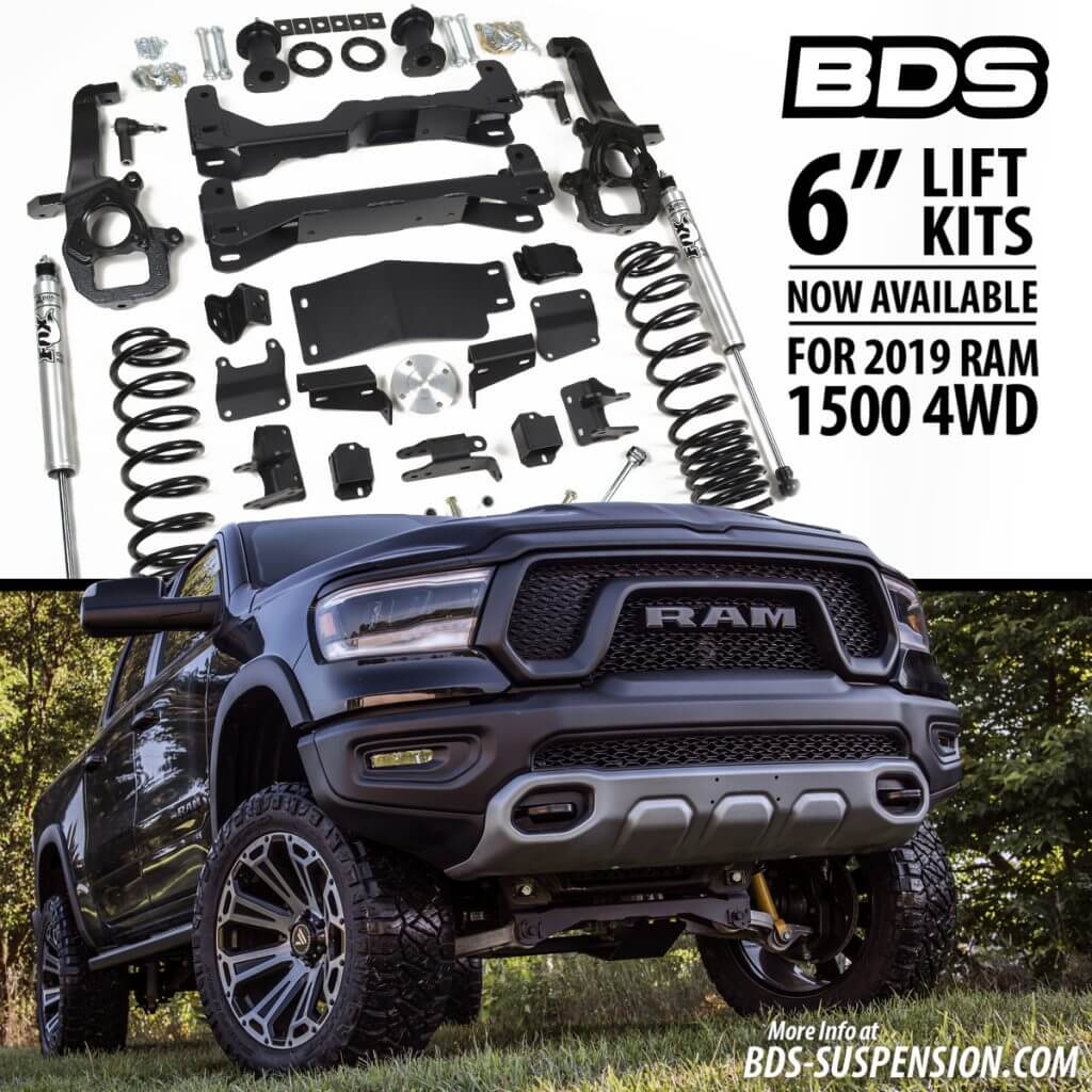 2019 Dodge RAM 1500 6" Lift Kits by BDS Suspension